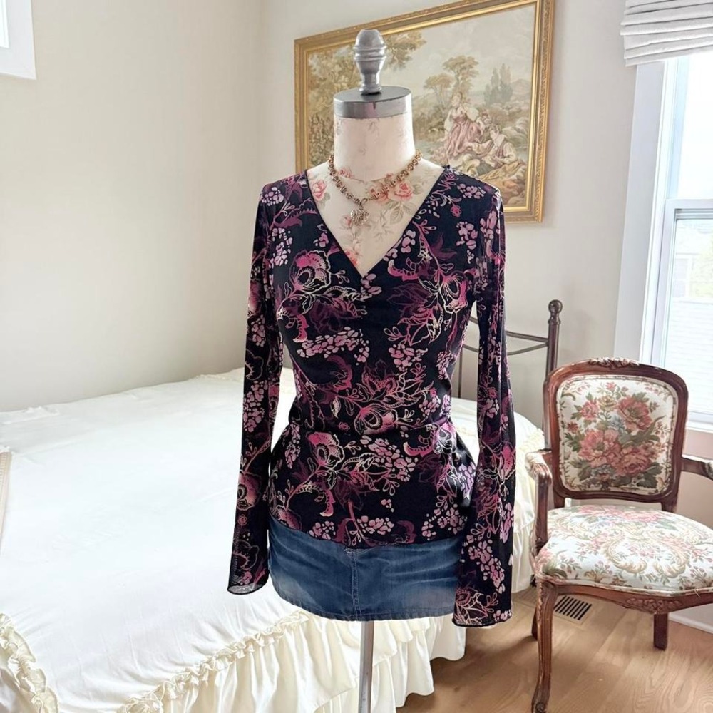 pink‎ floral fairy top - Picture 3 of 5
